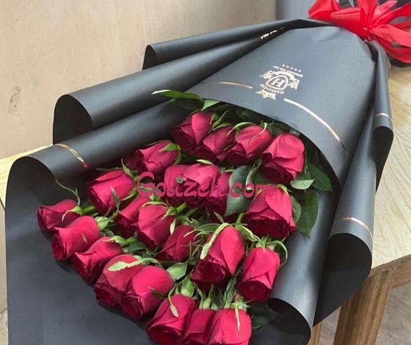 عکس زیبای گل رز مشکی