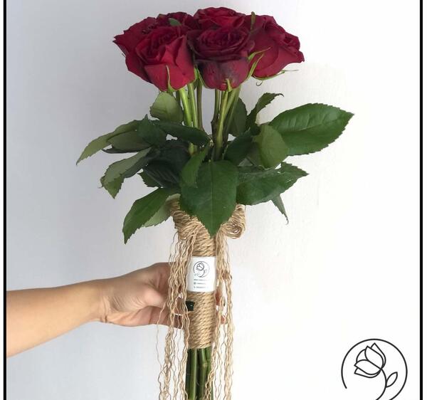 عکس دسته گل رز هلندی