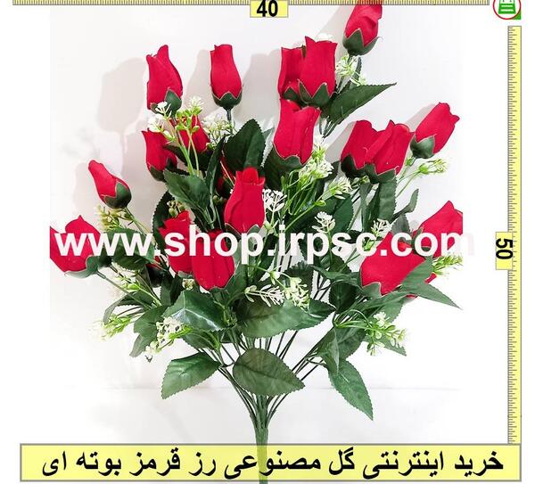 عکس گل رز مصنوعی قرمز