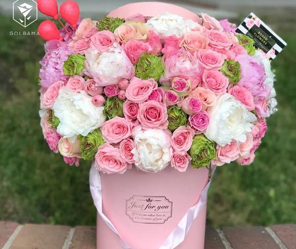عکس باکس گل رز کوچک
