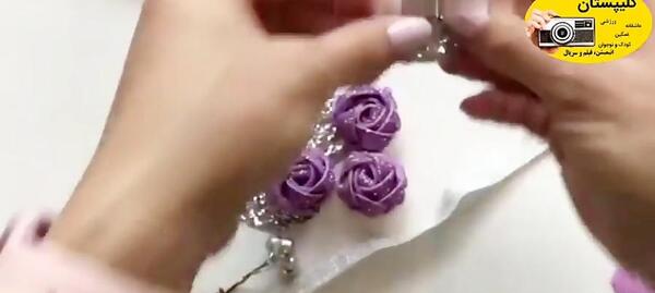 عکس گل رز با فوم