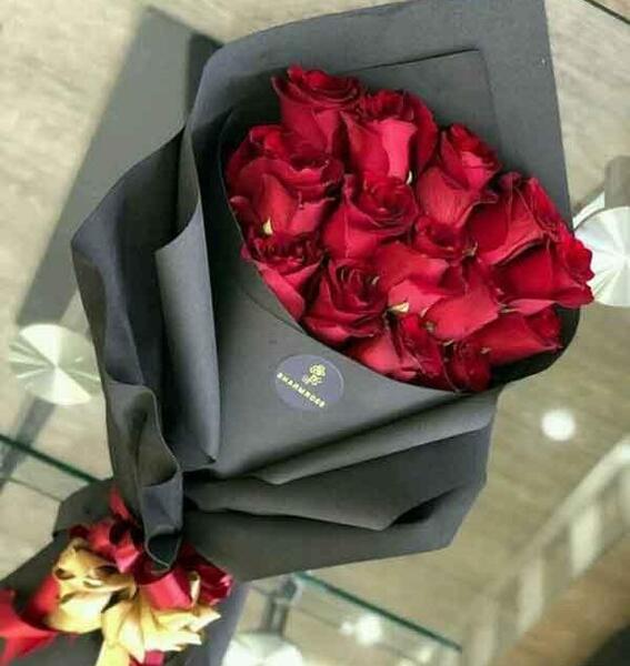 عکس گل رز دسته
