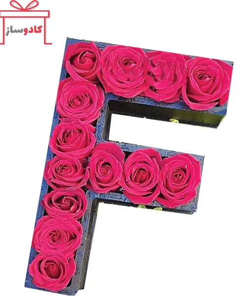 عکس گل رز با حروف f