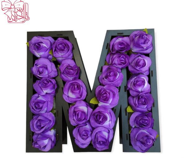 عکس حروف انگلیسی با گل رز
