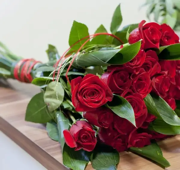 عکس گل رز قرمز تو ماشین