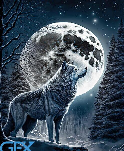 عکس زیبا از گرگ برای پروفایل
