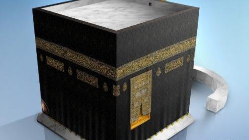 عکس کاردستی کعبه با مقوا