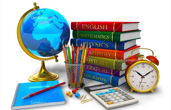 عکس از کتاب و دفتر