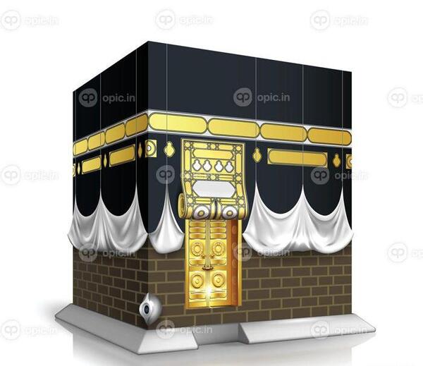عکس نقاشی کعبه ساده