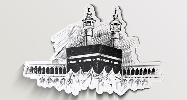 عکس خانه کعبه برای نقاشی
