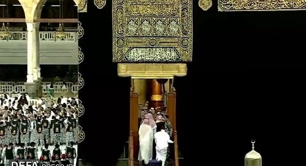 عکس نمای داخلی کعبه