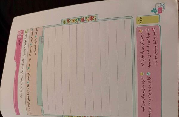 عکس صفحه ۱۴ کتاب نگارش کلاس پنجم