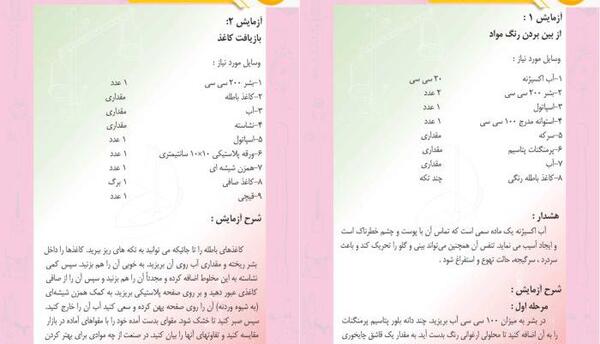 عکس اول کتاب علوم ششم