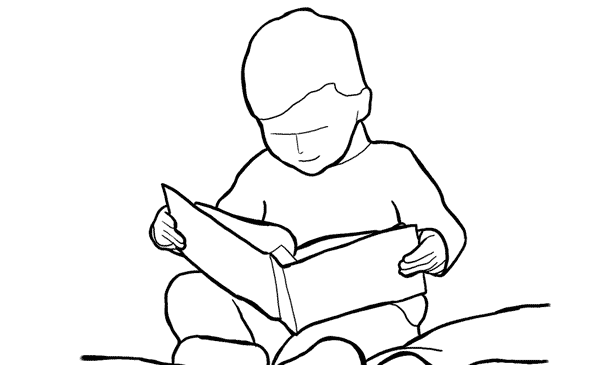 ژست عکس گرفتن با کتاب
