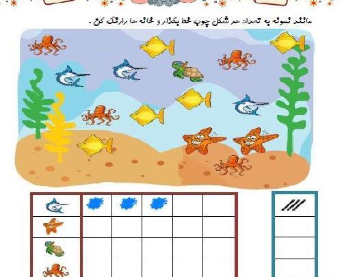 عکس صفحه های کتاب ریاضی اول دبستان