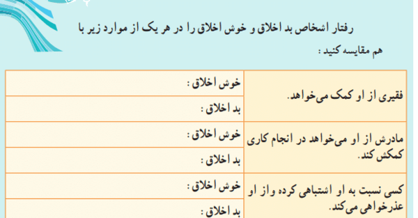 عکس کتاب دینی کلاس هفتم