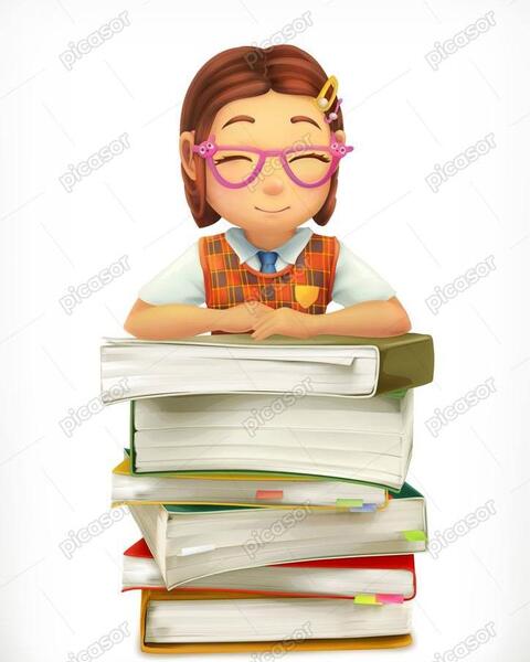 عکس از کتاب خواندن دختر