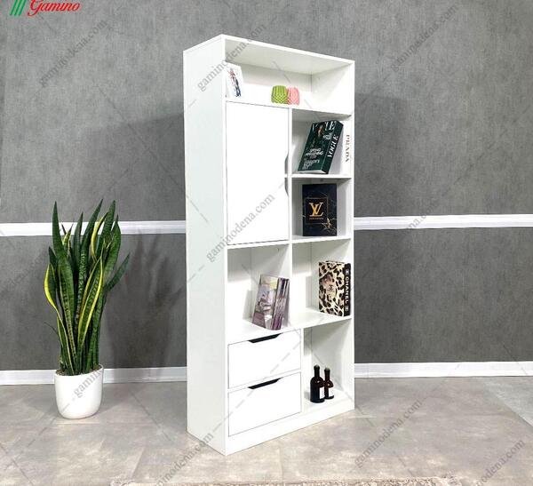 عکس قفسه کتاب خالی