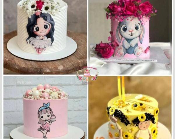 عکس کیک کوچولو دخترانه