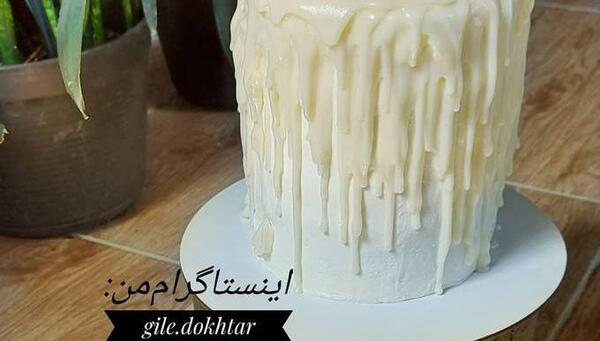 عکس کیک کوچک با شمع