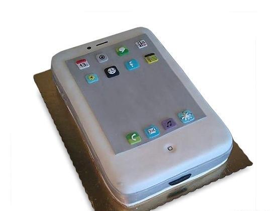عکس کیک گوشی موبایل