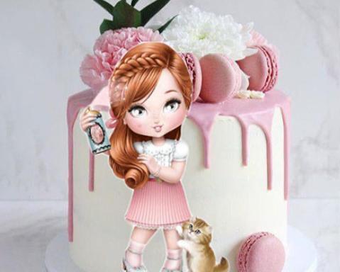 عکس کیک تولد برای روز دختر
