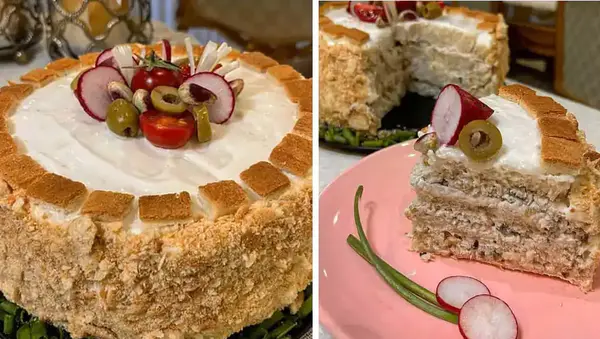 عکس کیک مرغ مجلسی
