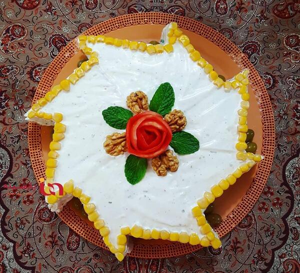 عکس کیک مرغ مجلسی
