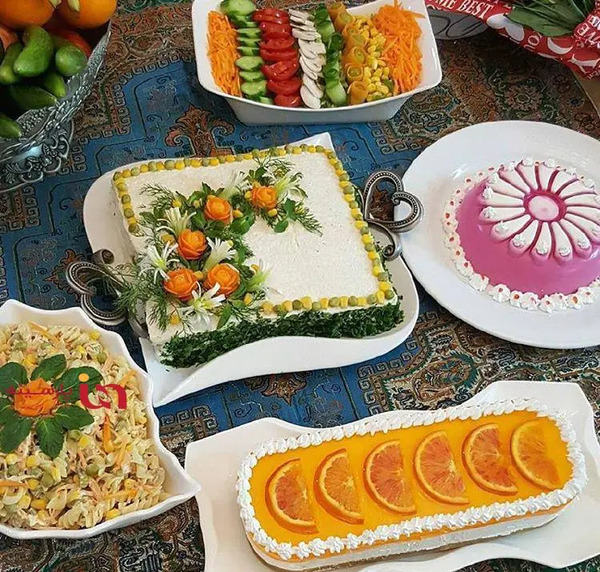 عکس کیک مرغ مجلسی
