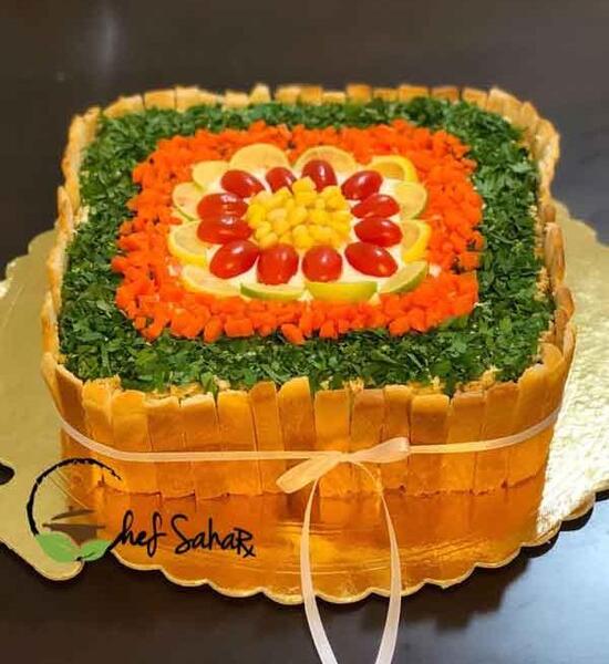 عکس کیک مرغی