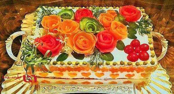 عکس کیک مرغی