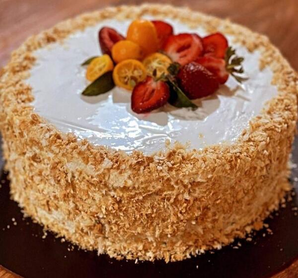 عکس کیک مرغ سوخاری