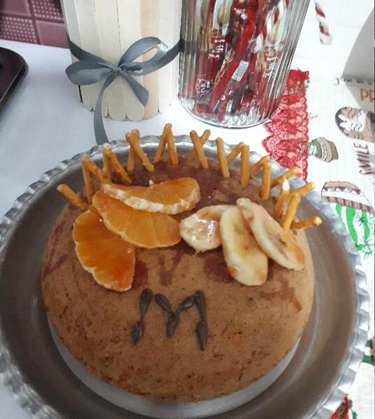 عکس کیک مرغ سوخاری