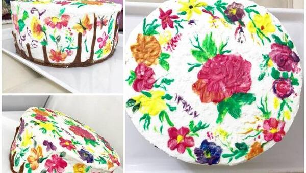 عکس کیک نقاشی ساده