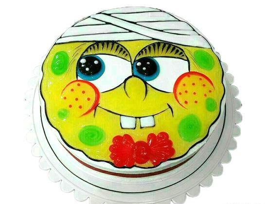 عکس کیک نقاشی بچه گانه