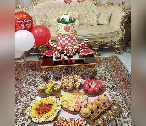 عکس کیک تولد پرسپولیس دخترانه