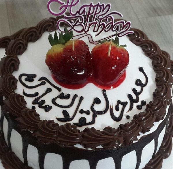 عکس کیک نوتلایی