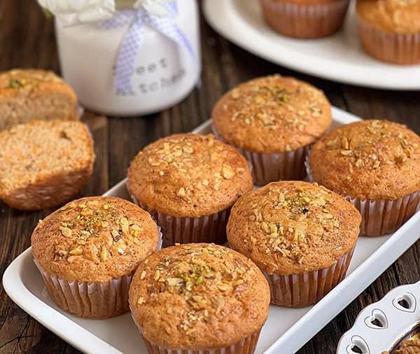 عکس کیک هویج گردو