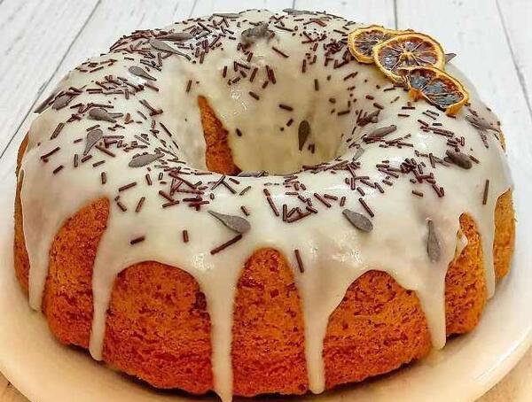 عکس کیک هویج گردو