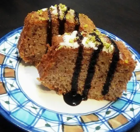 عکس کیک هویج گردو