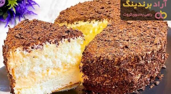 عکس کیک یخچالی خانگی
