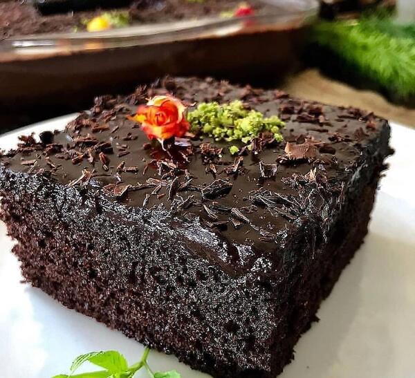 عکس کیک یخچالی خانگی