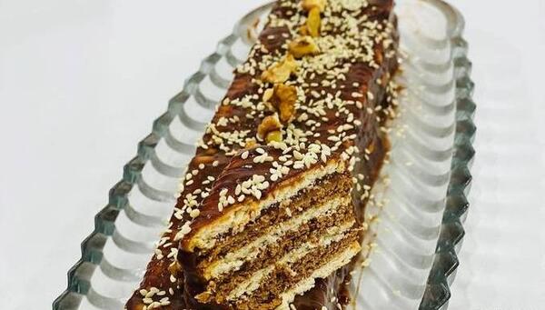 عکس کیک یخچالی خانگی