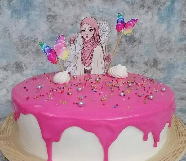 عکس کیک یزدی خامه ای