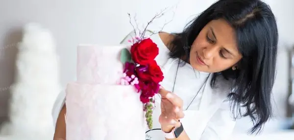 عکس کیک یک طبقه ای
