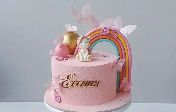 عکس کیک یونیکورن ساده