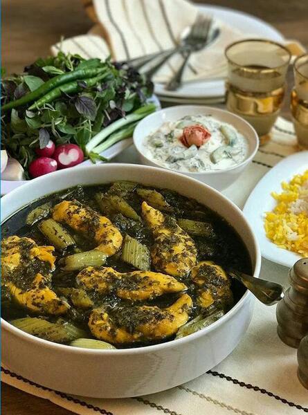 عکس از خورشت کرفس