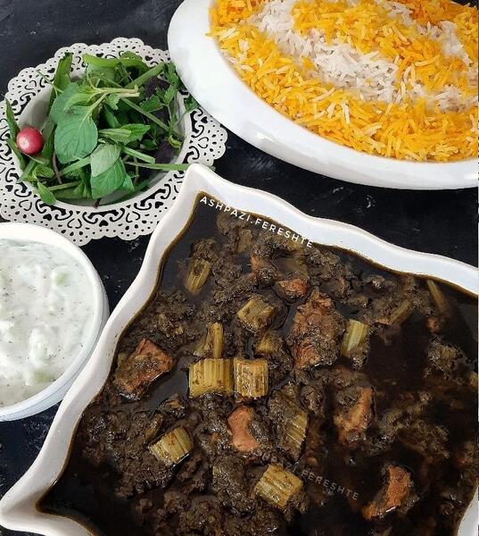 عکس از خورش کرفس