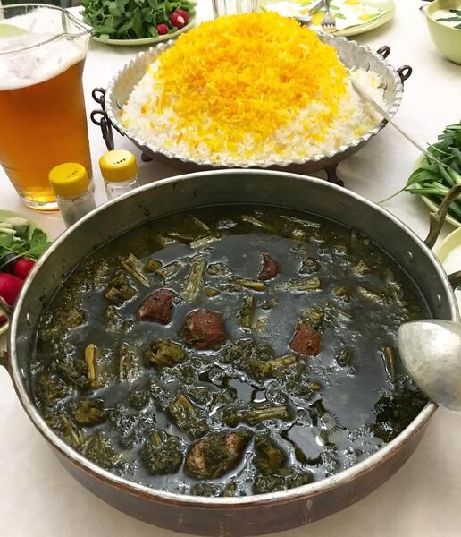 عکس از خورش کرفس