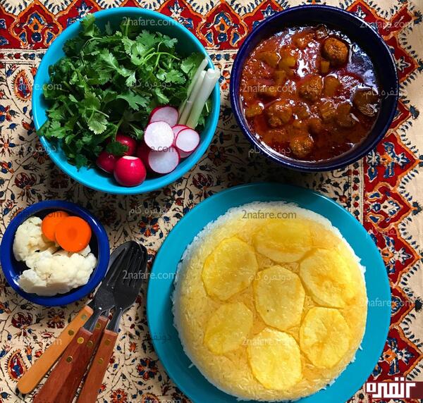 عکس غذای خورشت کرفس